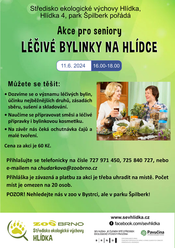 Akce pro seniory: bylinky na Hlídce